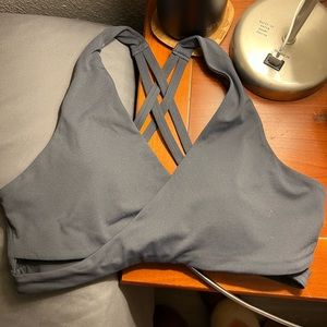 Fabletics Sports Bra Gray size Med